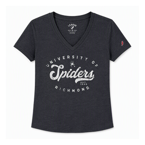 League V-Neck Tee -  navyheather